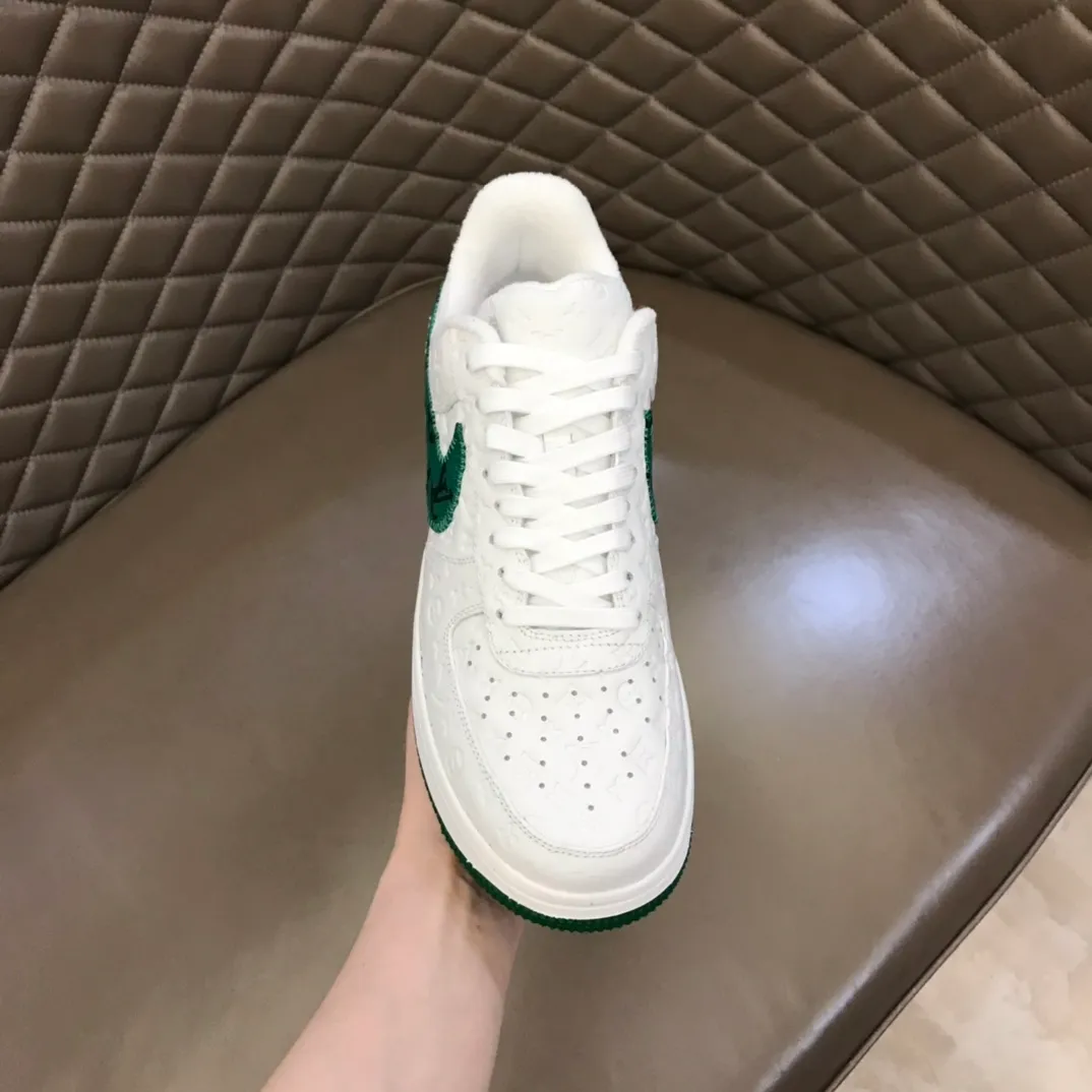 Men's shoes 💰p420 "*OUIS *UITTO*" x OFF-WHITE x Nike tripartite collaboration! Trendy and cool men's casual sports shoes with unrivaled color matching. The design idea basically continues the style of THE TEN. The Swoosh line and tongue label have a very familiar visual effect and are both fashionable and trendy! A must-have for fashionistas! The effect on your feet is absolutely stunning! (The original drawer packaging accessories are complete) Code number 38-45
